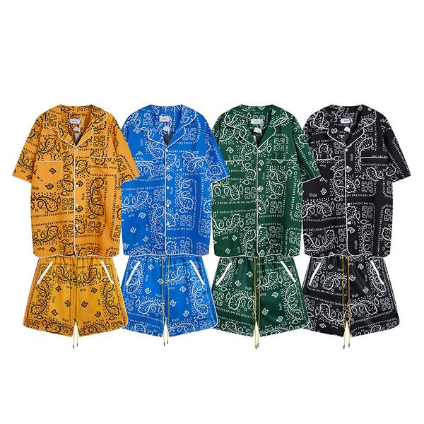 Spring Designer Thin Single Breasted Hawaiian Shirt Short Two Pieces Sets Shorts Rhudes Man Drawstring, Black
Spring Designer Thin Single Breasted Hawaiian Shirt Short Two Pieces Sets Shorts Rhudes Man Drawstring, Black