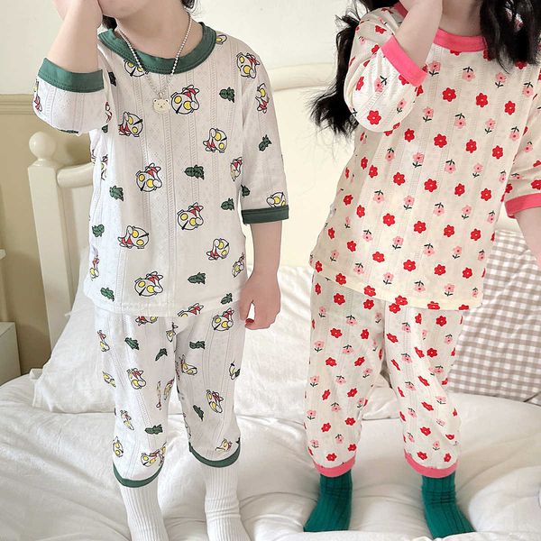 clothing sets 2023 baby home clothing suit infant costume boys girls summer thin pajamas baby kids seven-sleeved pajamas set cartoon o-neck, White
clothing sets 2023 baby home clothing suit infant costume boys girls summer thin pajamas baby kids seven-sleeved pajamas set cartoon o-neck, White