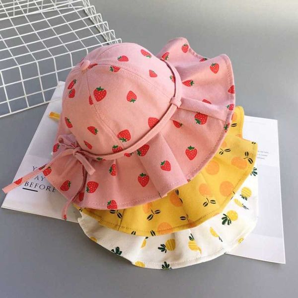 caps sweet baby summer hat for girls cotton fruit print kids bucket hats bowknot princess children sun cap beach travel 1-3y p230424, Yellow
caps sweet baby summer hat for girls cotton fruit print kids bucket hats bowknot princess children sun cap beach travel 1-3y p230424, Yellow