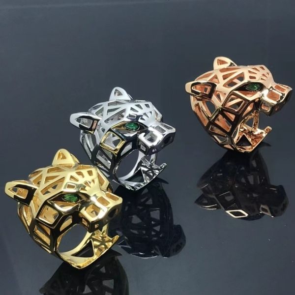 solitaire ring 925 silver-plated gold high-grade feeling hollowed-out leopard head ring european and american fashion brand jewelry gift 230, Golden;silver
solitaire ring 925 silver-plated gold high-grade feeling hollowed-out leopard head ring european and american fashion brand jewelry gift 230, Golden;silver