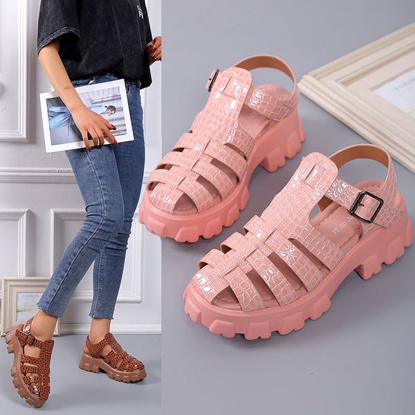 slippers summer fashion gladiator women n band cross tied platform square heel peep toe rome design mature shoes ladies female 230422, Black
slippers summer fashion gladiator women n band cross tied platform square heel peep toe rome design mature shoes ladies female 230422, Black