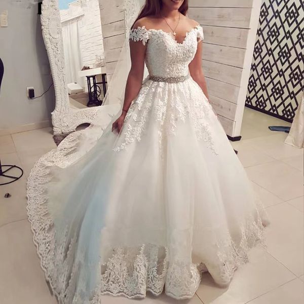 boho a line wedding dresses luxurious crystal lace white tulle long bridal gowns off the shoulder beads lace bride dress custom made beach v
boho a line wedding dresses luxurious crystal lace white tulle long bridal gowns off the shoulder beads lace bride dress custom made beach v