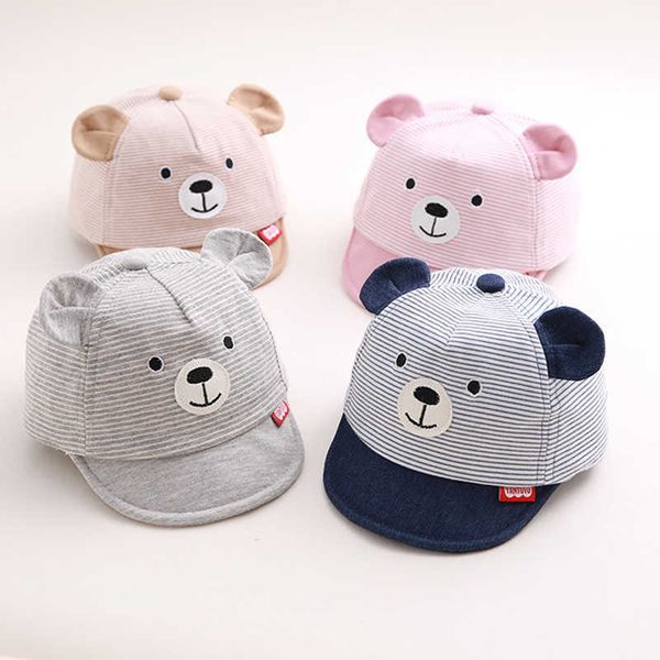 s cartoon bear summer spring adjustable baseball cap cute striped cotton kids sun baby boy girl hats with ears p230424, Yellow
s cartoon bear summer spring adjustable baseball cap cute striped cotton kids sun baby boy girl hats with ears p230424, Yellow