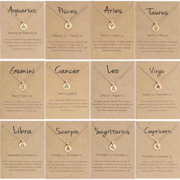 gold silver twelve constellations necklaces for women zodiac sign charm pendent necklace aries leo birthday jewelry gifts wholesale
gold silver twelve constellations necklaces for women zodiac sign charm pendent necklace aries leo birthday jewelry gifts wholesale