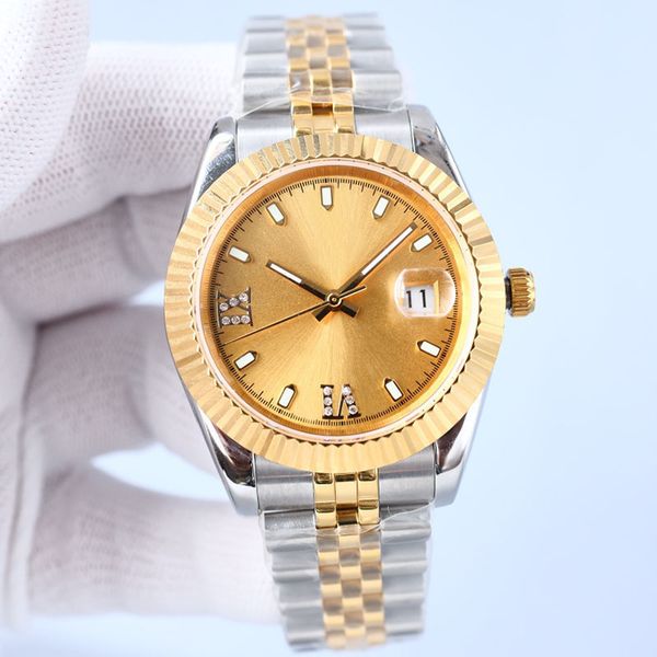 men watch automatic mechanical 41mm wristwatch stainless steel designer wristband montre de luxe casual bracelet business wristwatch for men, Slivery;brown
men watch automatic mechanical 41mm wristwatch stainless steel designer wristband montre de luxe casual bracelet business wristwatch for men, Slivery;brown