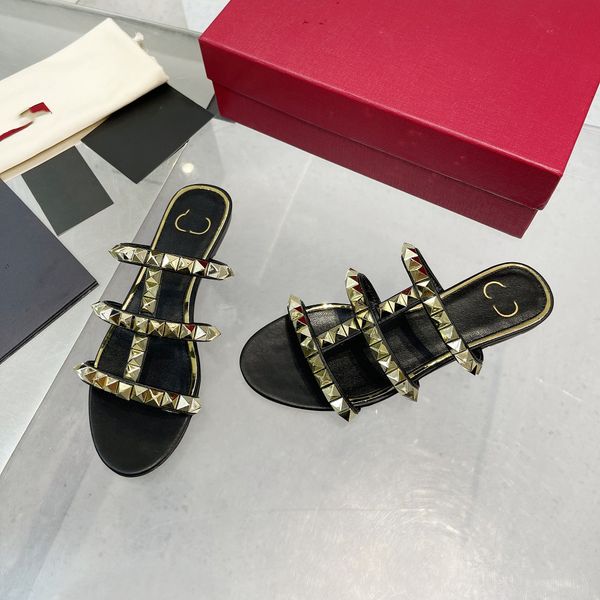 designer beach shoes valentinoity women leather sandals fashion v rivet slippers signature style pool slides indoor outdoor woman shoes la
designer beach shoes valentinoity women leather sandals fashion v rivet slippers signature style pool slides indoor outdoor woman shoes la