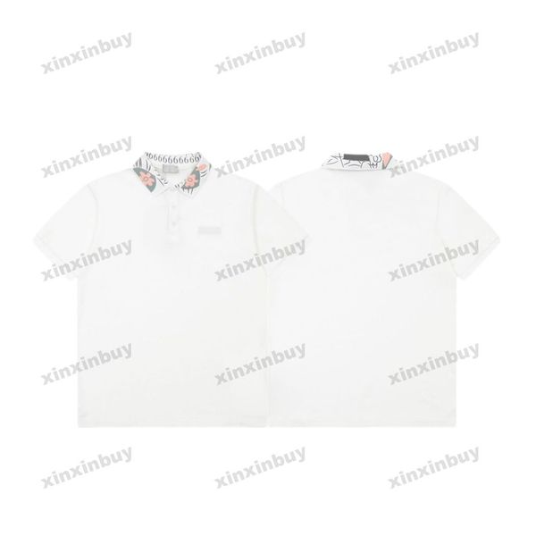 xinxinbuy men designer tee t shirt 23ss flower jacquard collar short sleeve cotton women black white blue apricot xs-2xl, Black;brown
xinxinbuy men designer tee t shirt 23ss flower jacquard collar short sleeve cotton women black white blue apricot xs-2xl, Black;brown