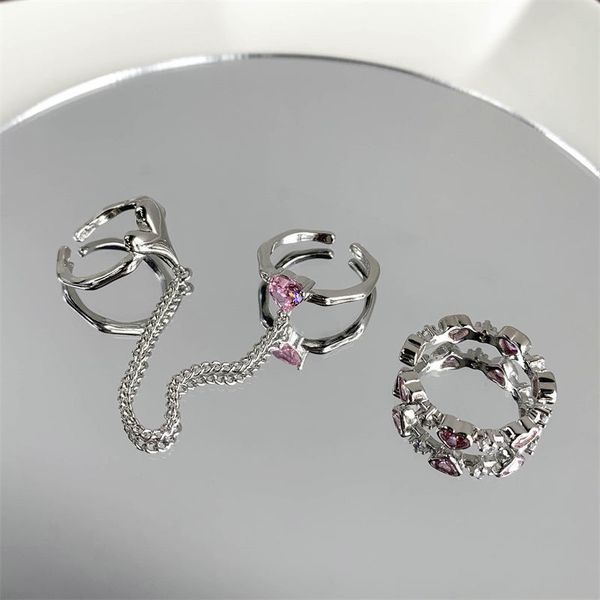matching rings engagement rings couple rings love chain pink diamond zircon ring female personality light luxury niche design sweet high-gra, Silver
matching rings engagement rings couple rings love chain pink diamond zircon ring female personality light luxury niche design sweet high-gra, Silver
