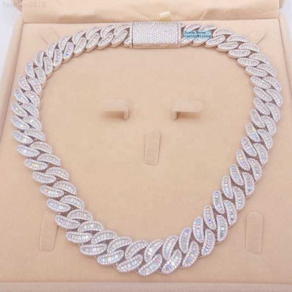 buss down pass diamond tester 18mm big guy heavier iced out vvs baguette moissanite diamond miami cuban link chain, Silver
buss down pass diamond tester 18mm big guy heavier iced out vvs baguette moissanite diamond miami cuban link chain, Silver