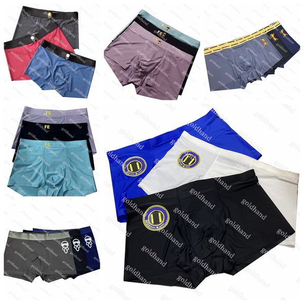 designer luxury mens underwear ice silk breathable underpants fashion letter brand printed boxers with box, Black;white
designer luxury mens underwear ice silk breathable underpants fashion letter brand printed boxers with box, Black;white