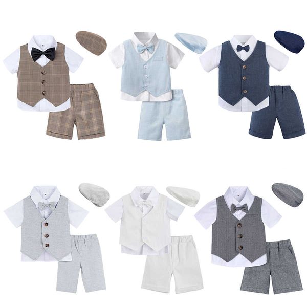 clothing sets baby boys wedding outfit kids christening formal suit set little gentleman birthday party clothes toddler tuxedo costume w0425, White
clothing sets baby boys wedding outfit kids christening formal suit set little gentleman birthday party clothes toddler tuxedo costume w0425, White