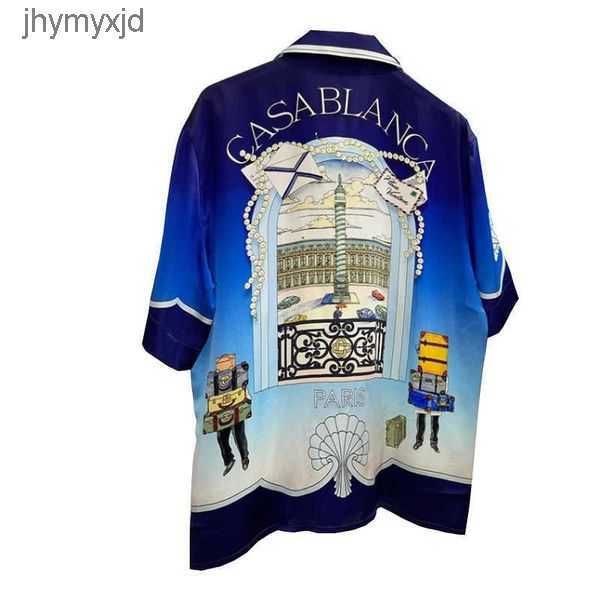 casablanca 22ss silk shirts travel city car men and women leisure loose hawaiian short sleeve shirt summer casablanc 1 l72t, White;black
casablanca 22ss silk shirts travel city car men and women leisure loose hawaiian short sleeve shirt summer casablanc 1 l72t, White;black