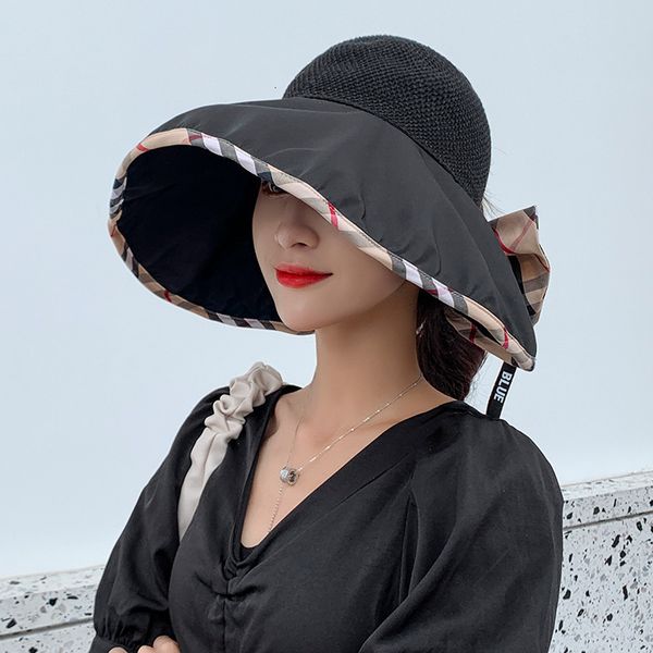 wide brim hats bucket summer women big sunshade fisherman outdoor uv protection panama beach foldable hat ladies trendy empty cap 230424, Blue;gray
wide brim hats bucket summer women big sunshade fisherman outdoor uv protection panama beach foldable hat ladies trendy empty cap 230424, Blue;gray