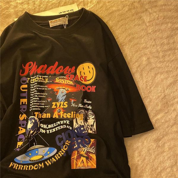 t-shirt harajuku short sleeve tshirt women y2k vintage aesthetic tee grunge summer gothic basic t shirt streetwear korean casual, White
t-shirt harajuku short sleeve tshirt women y2k vintage aesthetic tee grunge summer gothic basic t shirt streetwear korean casual, White