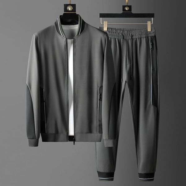 men's tracksuits minglu sport mens sets sweatshirtspants luxury baseball collar zipper male suits plus size 5xl slim fit casual man set, Gray
men's tracksuits minglu sport mens sets sweatshirtspants luxury baseball collar zipper male suits plus size 5xl slim fit casual man set, Gray