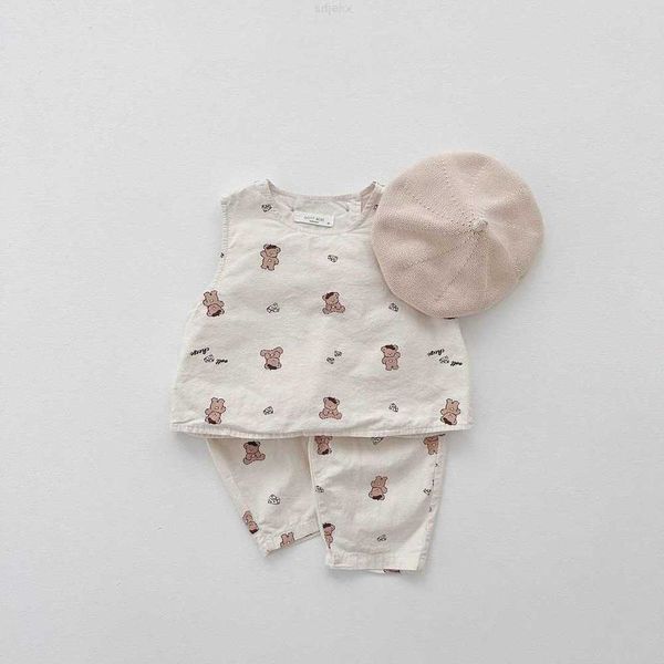 clothing sets new spring korean edition minimalist baby vest double layer tank little bear print climbing casual suit two piece set, White
clothing sets new spring korean edition minimalist baby vest double layer tank little bear print climbing casual suit two piece set, White