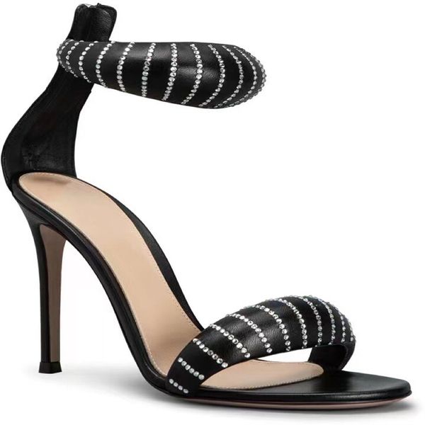 designer shoes dress shoes rhinestone sandals luxury designers womens diamond genuine leather outsole .5cm high heeled women sandal with b, Black
designer shoes dress shoes rhinestone sandals luxury designers womens diamond genuine leather outsole .5cm high heeled women sandal with b, Black