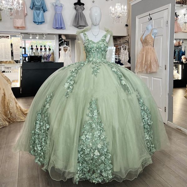 olive sage lace flowers quinceanera dresses appliques princess ball gown prom sweet 16 dress straps corset tulle special occasion gowns for, Blue;red
olive sage lace flowers quinceanera dresses appliques princess ball gown prom sweet 16 dress straps corset tulle special occasion gowns for, Blue;red