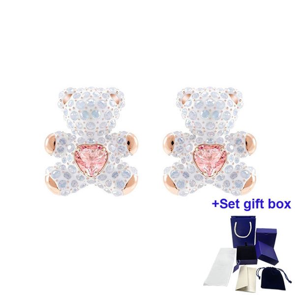 swa fashion charm earrings teddy drop earrings. asymmetrical design, bearpink, exquisite gift box ing, Golden
swa fashion charm earrings teddy drop earrings. asymmetrical design, bearpink, exquisite gift box ing, Golden