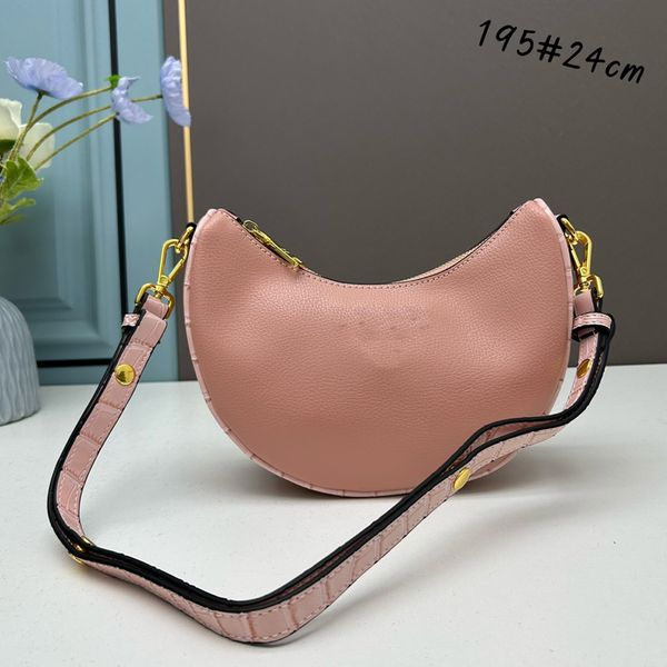 1bh195 half moon shoulder bags women designer handbag purse fashion crescent hobo pouch nylon lining adjustable alligator shoulder strap sum
1bh195 half moon shoulder bags women designer handbag purse fashion crescent hobo pouch nylon lining adjustable alligator shoulder strap sum