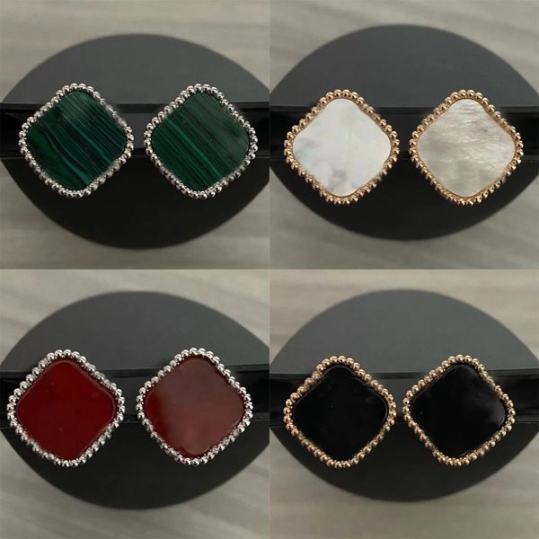 unique clover earrings luxury earing simplicity stud street four leaf multicolor jewelry small ohrringe woman gifst mothers day designers ea, Golden;silver
unique clover earrings luxury earing simplicity stud street four leaf multicolor jewelry small ohrringe woman gifst mothers day designers ea, Golden;silver