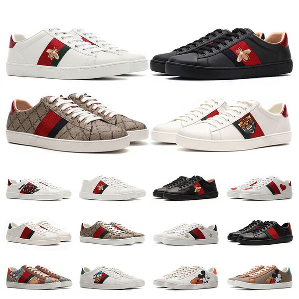 men women casual shoes fashions embroidered canvas genuine leather sneakers bees outdoor mens sports trainers, Black
men women casual shoes fashions embroidered canvas genuine leather sneakers bees outdoor mens sports trainers, Black
