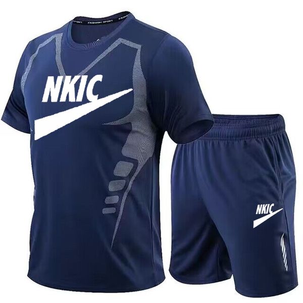 Summer Men's Sportswear Brand Fitness Suit Running Clothes Casual T-shirt Shorts Sets Breathable 2 Piece Jogging Tracksuit Men
Summer Men's Sportswear Brand Fitness Suit Running Clothes Casual T-shirt Shorts Sets Breathable 2 Piece Jogging Tracksuit Men