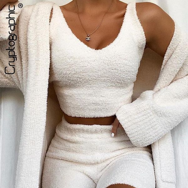 pants cryptographic fur two piece outfits sleeveless crop women outfits and high waist shorts party clubwear winter 2021, White
pants cryptographic fur two piece outfits sleeveless crop women outfits and high waist shorts party clubwear winter 2021, White