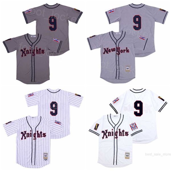 baseball movie ny new york knights 9 roy hobbs jerseys film 1939 retro pinstripe white team grey all cool base breathable pure cotton colleg, Black
baseball movie ny new york knights 9 roy hobbs jerseys film 1939 retro pinstripe white team grey all cool base breathable pure cotton colleg, Black