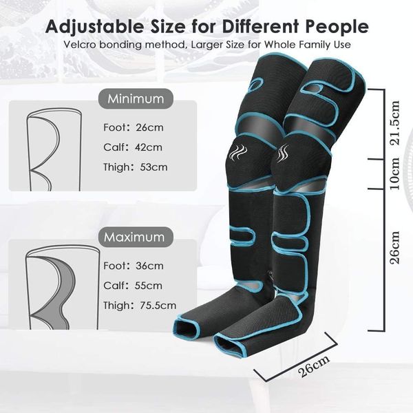 leg massagers nuaer 360 ° foot air pressure leg massager knee massager promotes blood circulation relieves muscle pain and relaxes body mass
leg massagers nuaer 360 ° foot air pressure leg massager knee massager promotes blood circulation relieves muscle pain and relaxes body mass