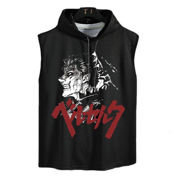 men' tank t shirt berserk tshirt anime hooded summer casual sleeveless vest workout fitness sportswear hip hop streetwear 230424, White;black
men' tank t shirt berserk tshirt anime hooded summer casual sleeveless vest workout fitness sportswear hip hop streetwear 230424, White;black