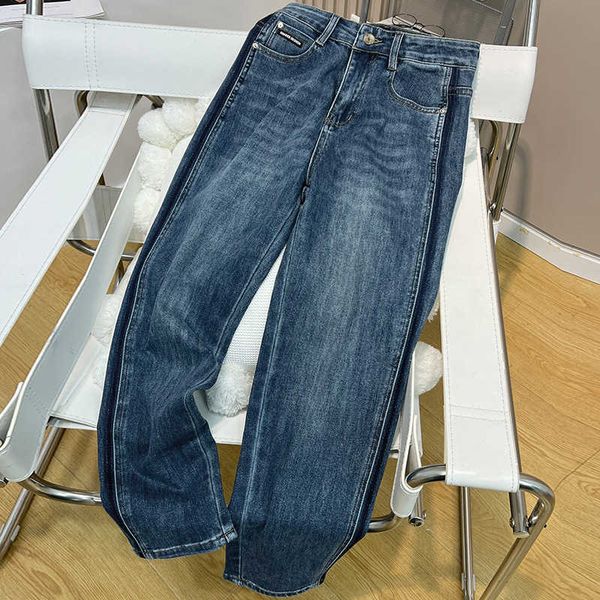 2023 spring/summer new high waist jeans women's light blue slim spliced straight and versatile casual pants
2023 spring/summer new high waist jeans women's light blue slim spliced straight and versatile casual pants