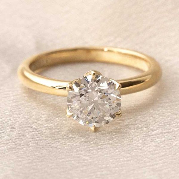 Wedding Rings Jovovasmile 2 Carat 8MM Round Cut 14K 18K Yellow Gold Moissanite Wedding Ring for Woman Engagement
Wedding Rings Jovovasmile 2 Carat 8MM Round Cut 14K 18K Yellow Gold Moissanite Wedding Ring for Woman Engagement