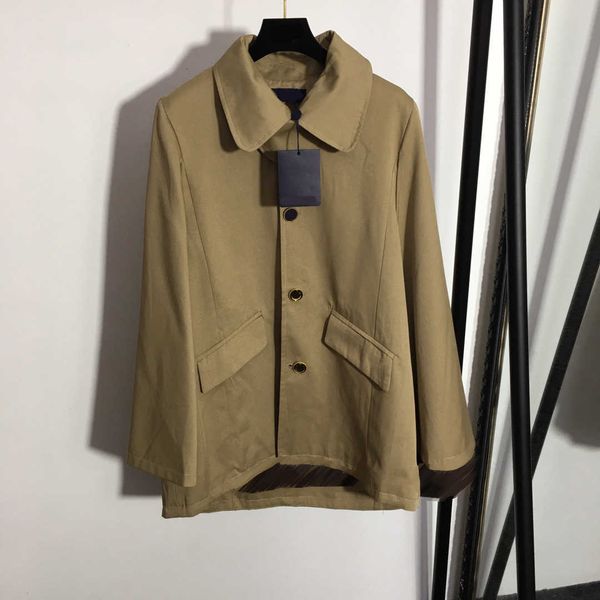23ss women coat womens jacket womens designer clothing bat sleeve lapel long sleeve windbreaker cloak coat logo printed lining cloth women c, Black;brown
23ss women coat womens jacket womens designer clothing bat sleeve lapel long sleeve windbreaker cloak coat logo printed lining cloth women c, Black;brown