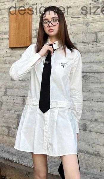 casual dresses designer 23 spring/summer new college style design sky blue tie dress minimalist tie decoration texture fashion style 2c2c, Black;gray
casual dresses designer 23 spring/summer new college style design sky blue tie dress minimalist tie decoration texture fashion style 2c2c, Black;gray