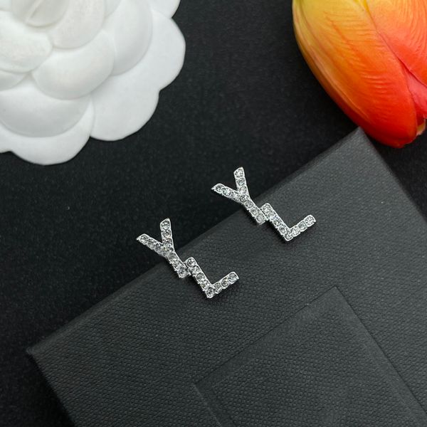fashion stud earrings woman luxury designer earring y letter jewelry women 18k diamond wedding gifts, Golden;silver
fashion stud earrings woman luxury designer earring y letter jewelry women 18k diamond wedding gifts, Golden;silver