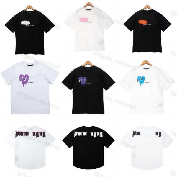 tees t shirt summer fashion mens womens designers tshirts long sleeve palms luxurys letter tshirt clothing short sleeved 2023 new crew neck, White;black
tees t shirt summer fashion mens womens designers tshirts long sleeve palms luxurys letter tshirt clothing short sleeved 2023 new crew neck, White;black