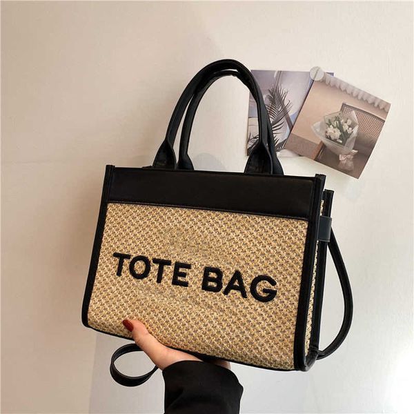 the tote bag women woven straw bags designer handbag large capacity shoulder crossbody purse luxury embroidered letter shoppingbag
the tote bag women woven straw bags designer handbag large capacity shoulder crossbody purse luxury embroidered letter shoppingbag
