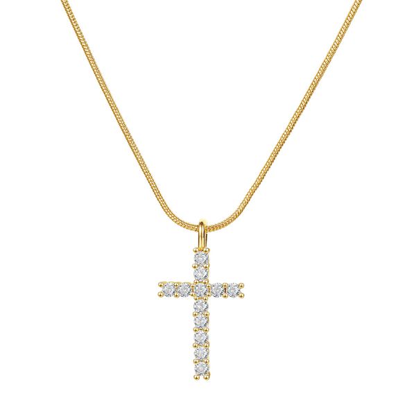 fashion female cross pendants dropshipping gold color crystal cross pendant necklace jewelry for men/women gift, Silver
fashion female cross pendants dropshipping gold color crystal cross pendant necklace jewelry for men/women gift, Silver