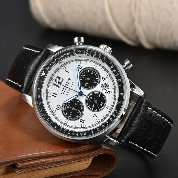 wristwatches for men 2023 new mens watches six stitches all dial work quartz watch citiz luxury brand designer chronograph clock leather bel, Slivery;brown
wristwatches for men 2023 new mens watches six stitches all dial work quartz watch citiz luxury brand designer chronograph clock leather bel, Slivery;brown