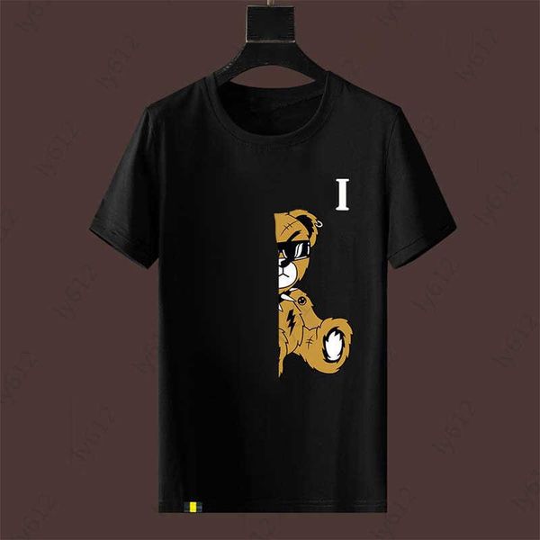 designer black men t shirt summer trendy fashion luxurious classic three-dimensional brand bear pattern printed round neck short sleeves men, White;black
designer black men t shirt summer trendy fashion luxurious classic three-dimensional brand bear pattern printed round neck short sleeves men, White;black