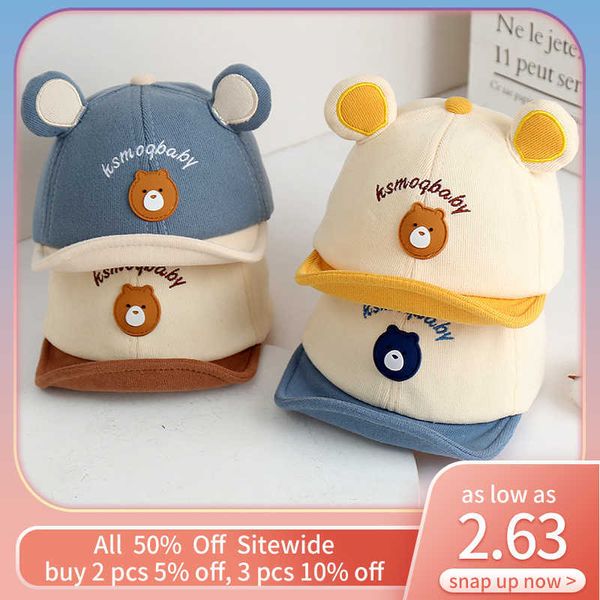 caps hats cartoon ear baby baseball cap cute bear kid outdoor sun visors cotton peaked hat children bonnet toddler casquette 6-18m p230424, Yellow
caps hats cartoon ear baby baseball cap cute bear kid outdoor sun visors cotton peaked hat children bonnet toddler casquette 6-18m p230424, Yellow