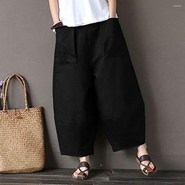 Women' Pants Loose Wide Leg Women Summer Linen Trousers With Elastic Waist Sweatpants Streetwear, Black
Women' Pants Loose Wide Leg Women Summer Linen Trousers With Elastic Waist Sweatpants Streetwear, Black