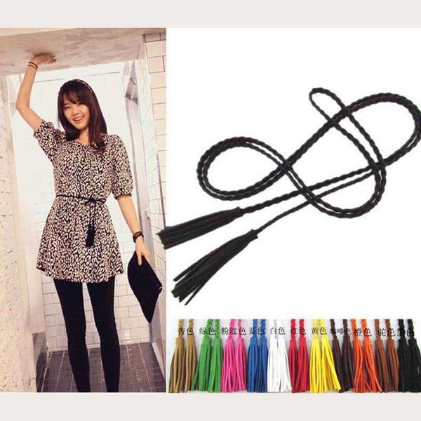 belts perancang busana rajutan tangan kulit pu kepang sabuk tali band dengan rumbai kasual partty gaun ikat pinggang untuk wanita gadis w042, Black;brown
belts perancang busana rajutan tangan kulit pu kepang sabuk tali band dengan rumbai kasual partty gaun ikat pinggang untuk wanita gadis w042, Black;brown