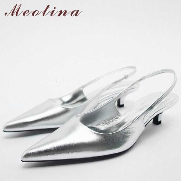 dress shoes meotina women genuine leather slingbacks pointed toe block mid heels pumps buckle ladies fashion spring autumn shoes green 42 23, Black
dress shoes meotina women genuine leather slingbacks pointed toe block mid heels pumps buckle ladies fashion spring autumn shoes green 42 23, Black