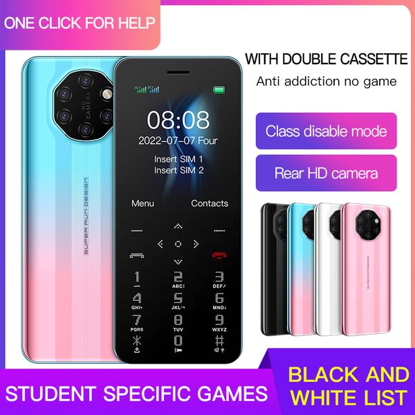 Mini Super Phone Ultrathin Dual Sim Cards Luxury Bluetooth Dailer 1.8 Full Bands Global Gsm Cellphone Telefono Movil Unlocked Mobile Phones Feature Phone Low s, Black
Mini Super Phone Ultrathin Dual Sim Cards Luxury Bluetooth Dailer 1.8 Full Bands Global Gsm Cellphone Telefono Movil Unlocked Mobile Phones Feature Phone Low s, Black