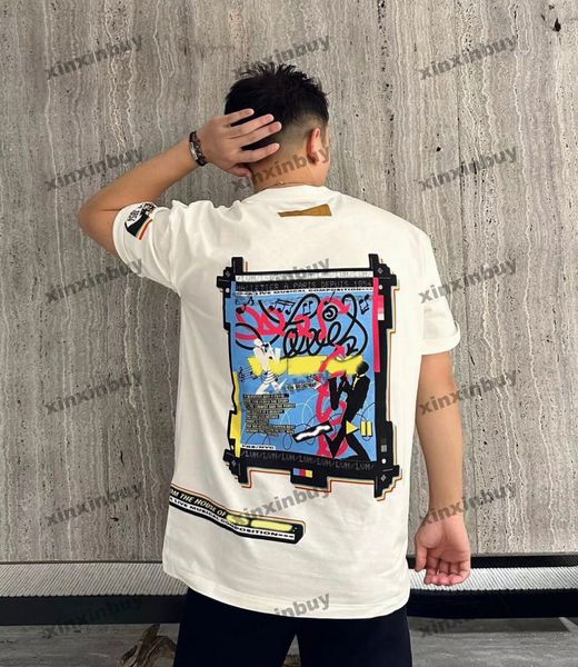 xinxinbuy men designer tee t shirt 23ss music band letter 1854 print short sleeve cotton women black yellow blue apricot s-xl, Black;brown
xinxinbuy men designer tee t shirt 23ss music band letter 1854 print short sleeve cotton women black yellow blue apricot s-xl, Black;brown