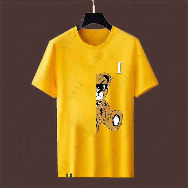 summer brand mens t shirt designer yellow stereoscopic brand brown cartoon bear pattern print design loose round neck pure cotton short slee, White;black
summer brand mens t shirt designer yellow stereoscopic brand brown cartoon bear pattern print design loose round neck pure cotton short slee, White;black