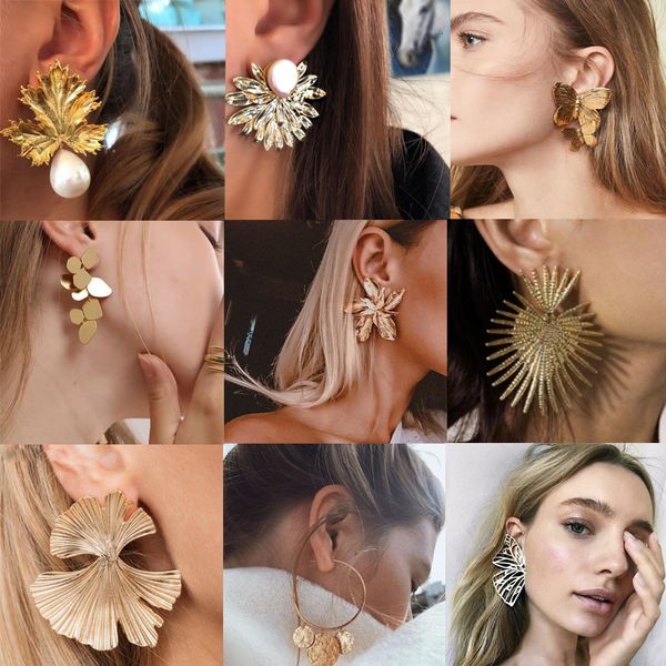 stud tocona charms big flowers statement earrings for women butterfly pearl stone leaf geometric cute jewelry pendiente 230424, Golden;silver
stud tocona charms big flowers statement earrings for women butterfly pearl stone leaf geometric cute jewelry pendiente 230424, Golden;silver
