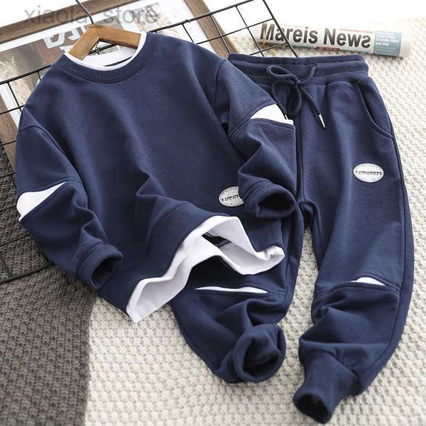 clothing sets spring autumn flaps kids boys fake two piece sweatpants + sweatpant defines teenager sweater child jumper tipping pants suits, White
clothing sets spring autumn flaps kids boys fake two piece sweatpants + sweatpant defines teenager sweater child jumper tipping pants suits, White